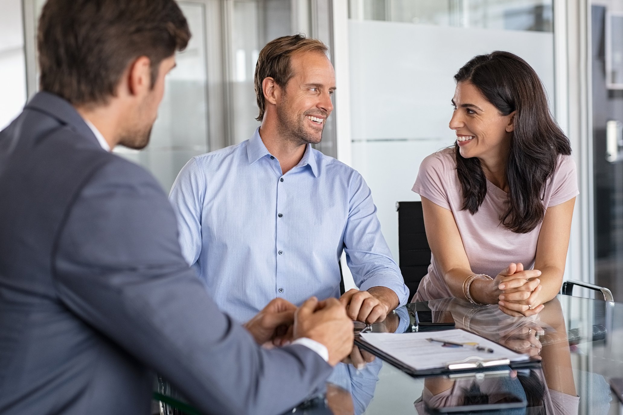 Mature Couple Meeting Financial Advisor